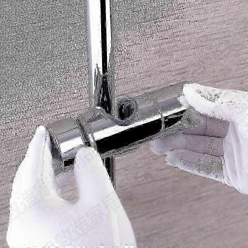 Replaceable Hand Shower Holder, Shower Head Holder, Chrome Abs (silver)