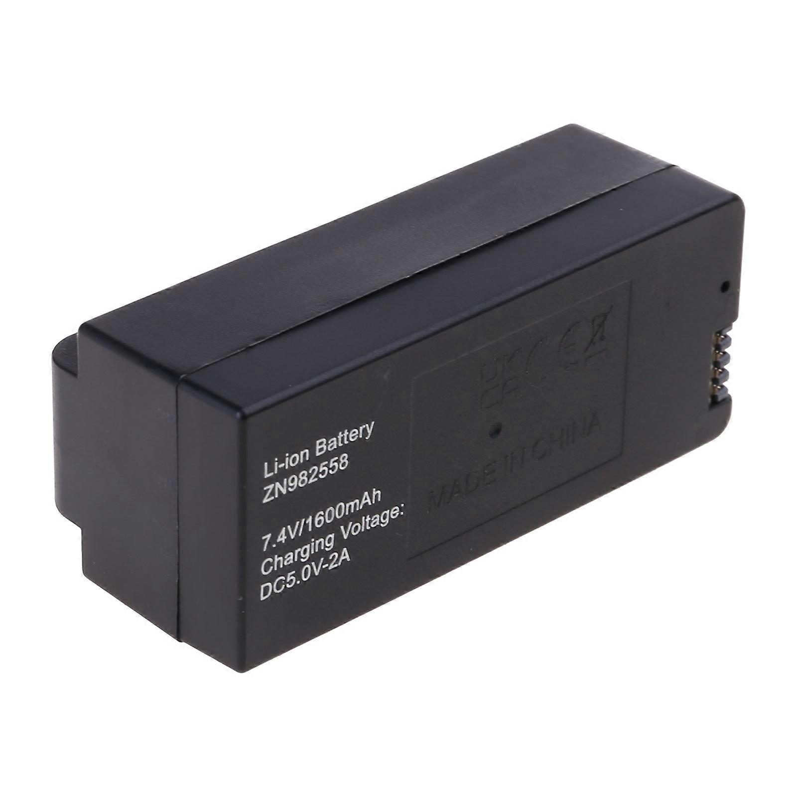 Remote Control Drones Battery 7.4V 1600mah Remote Control Drones Lithium Battery Replacement Battery Drones Accessories Multicolor