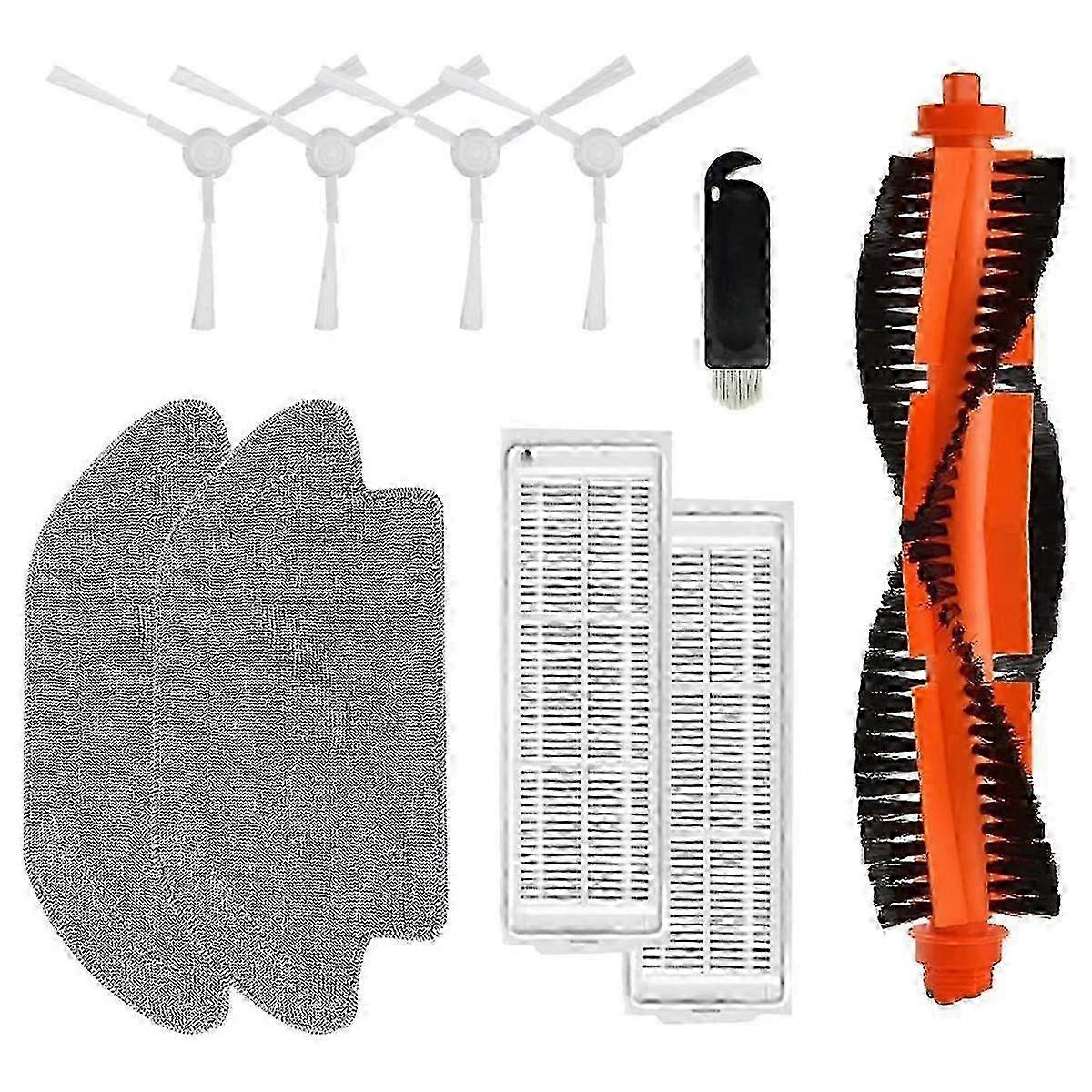 Main Side Brush and Hepa Filter for Mi Robot Vacuum XMSTJQR2S/Mop 2S/STYJ02YM with Replacement Parts HwyS