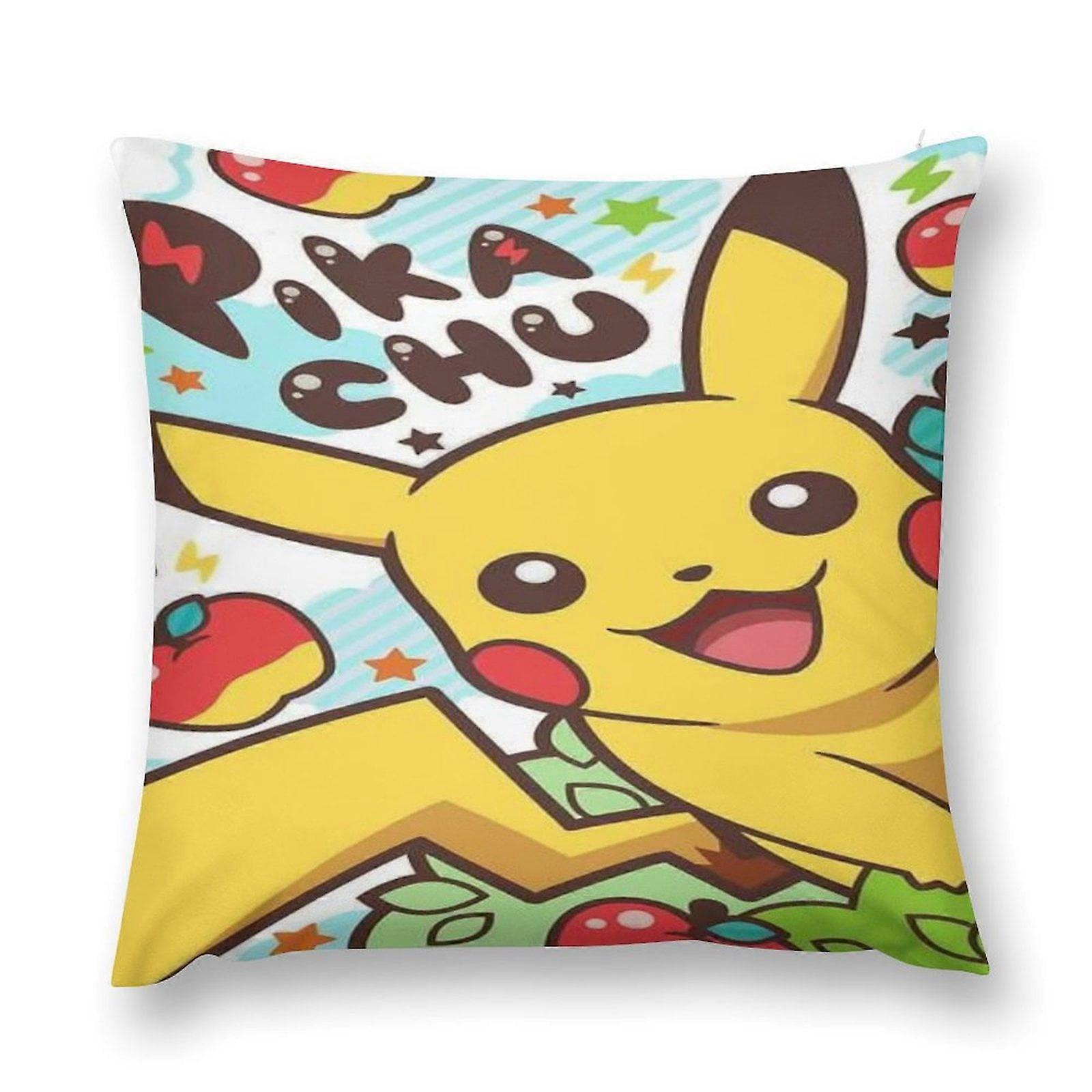 Pikachu Plush Pillow Case Throw Multisize Ultra-comfortable Pillowcase Cushion Anti-fouling Protective Cases