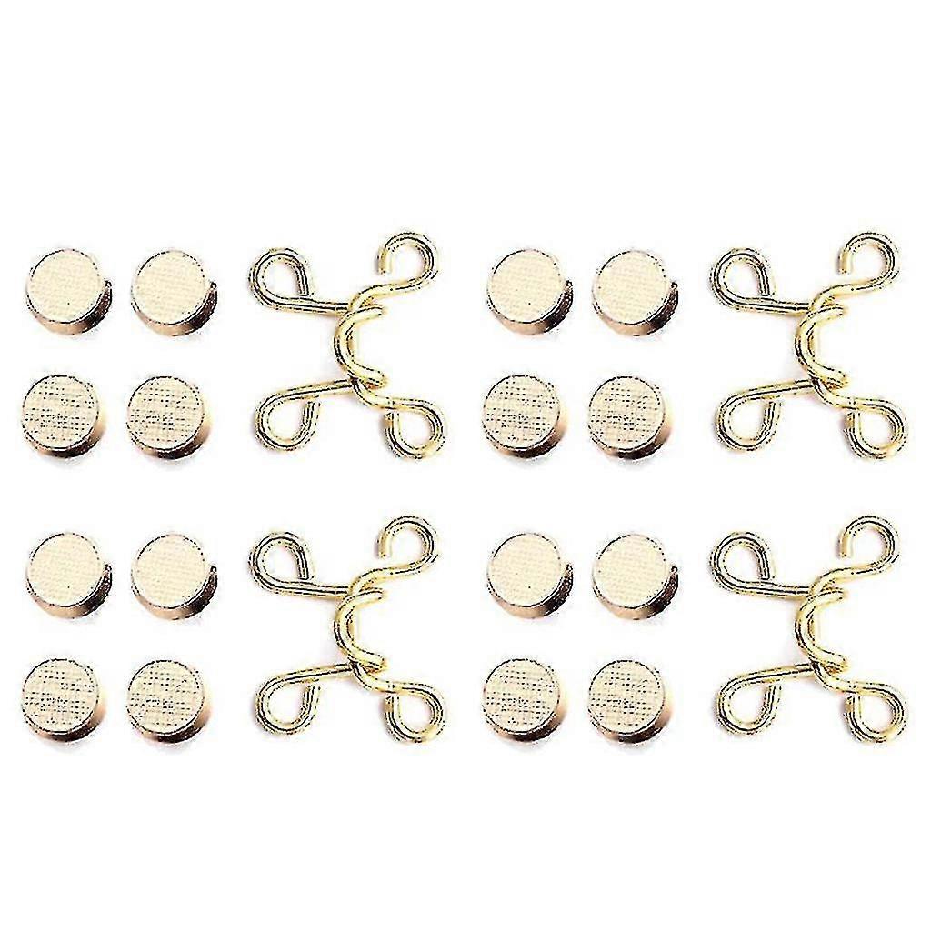 4 Sets Adjustable Waist Buckle Extender Widely Used Replacement Jean Buttons