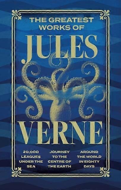 The Greatest Works Of Jules Verne by Jules Verne Hardback Book