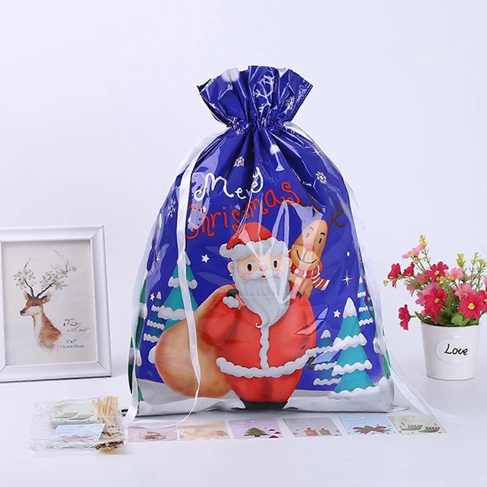 WinysinChristmas Drawstring Candy Bag Drawstring Gift Bag Gift Packaging Creative Gift Bag