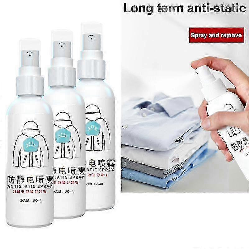 1-3pcs Multifunction Anti Static Spray 100ml Static Killer Clothing Care Static Spray