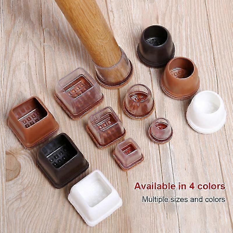 8 قطع سيليكون كرسي قبعات الجدول القدم منصات لجولة أسفل عدم الانزلاق الأثاث يغطي الجوارب الكلمة حماة المضادة للانزلاق وسادة القدم