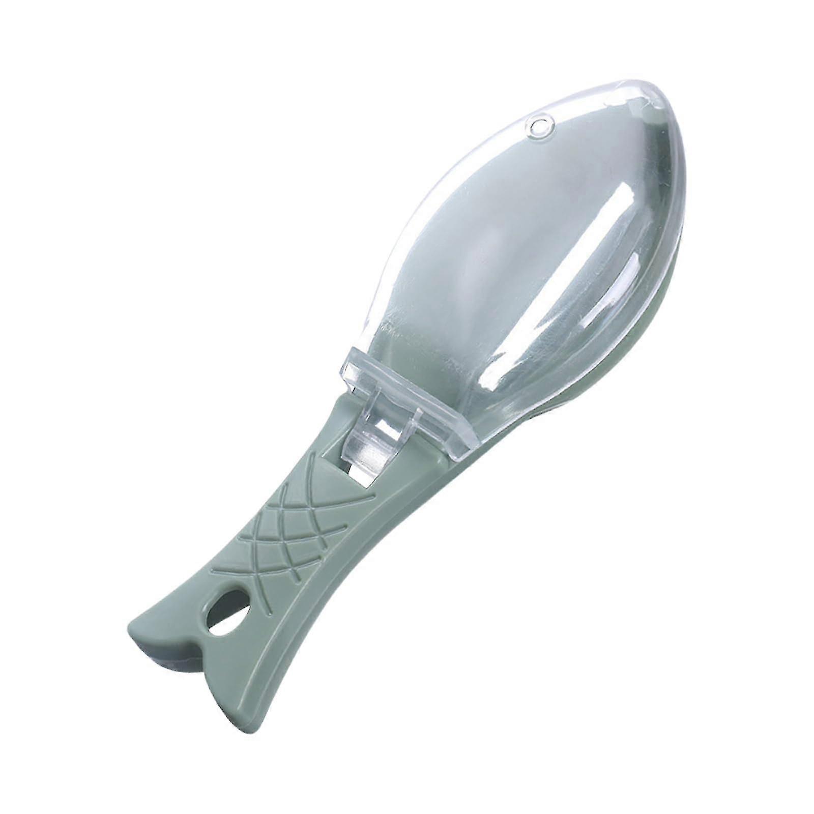 Efficient Fish Scaler for Home Use, Ergonomic Manual Fish Tool, Kitchen Cleaning Accessory, Blue Color