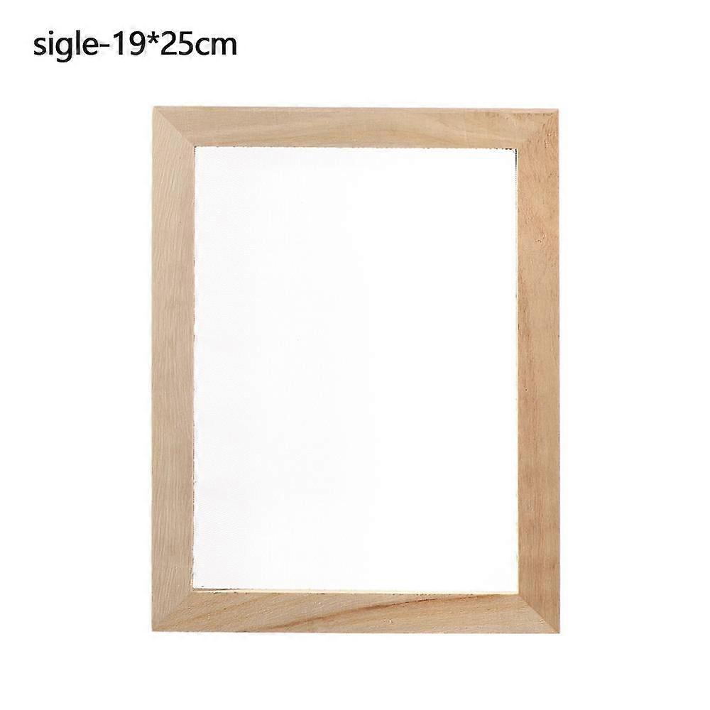 Craft Tool Learning Paper Making Mould Frame DIY Papermaking Wooden Mesh Mold Paper Making Screen