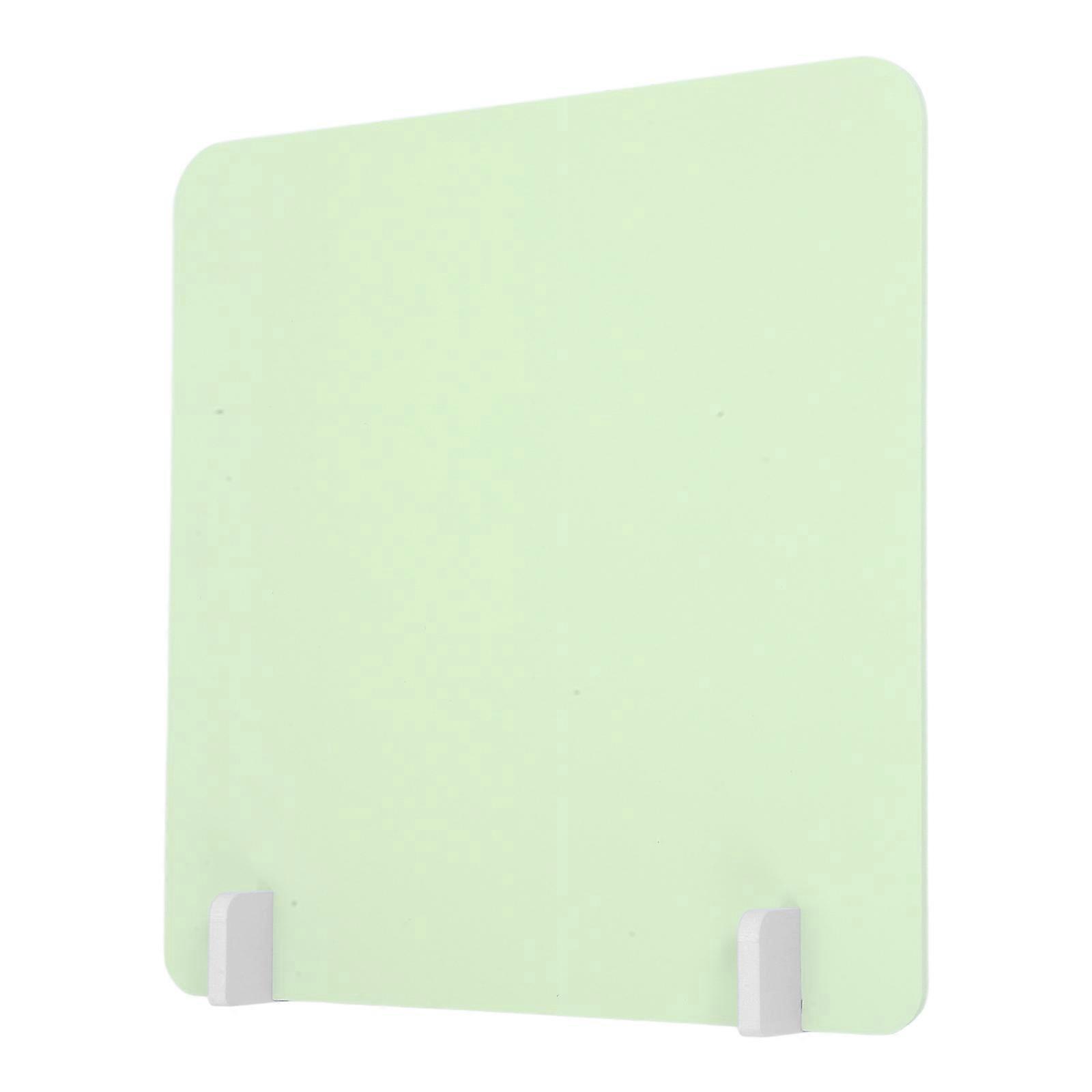 Students Desk Divider Isolation Board for Privacy 1Set Green PVC Panel