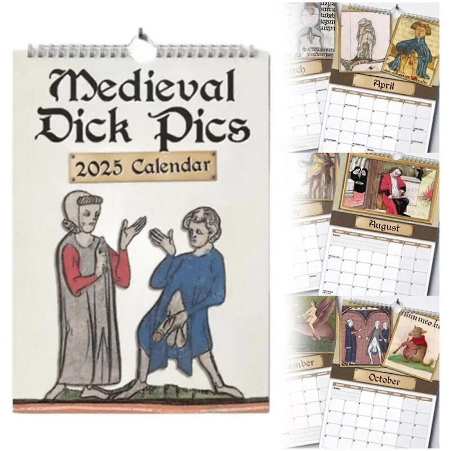 25-26 Medieval Dick Pics 2025 Calendar hot