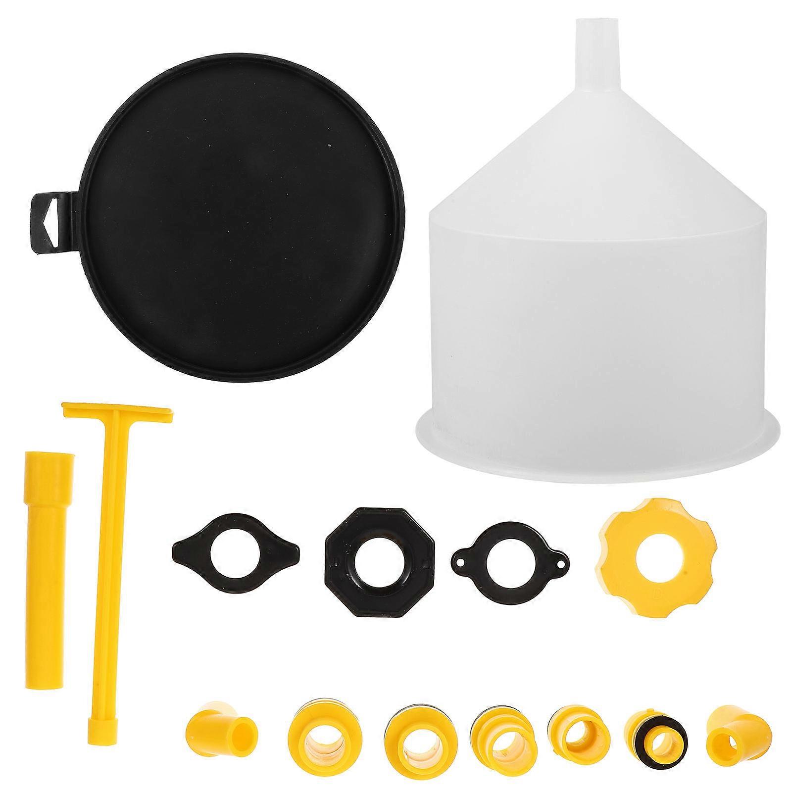 Coolant Flush Kit Spill Proof Funnel Tool for Auto Radiator Filling 1Set Plastic