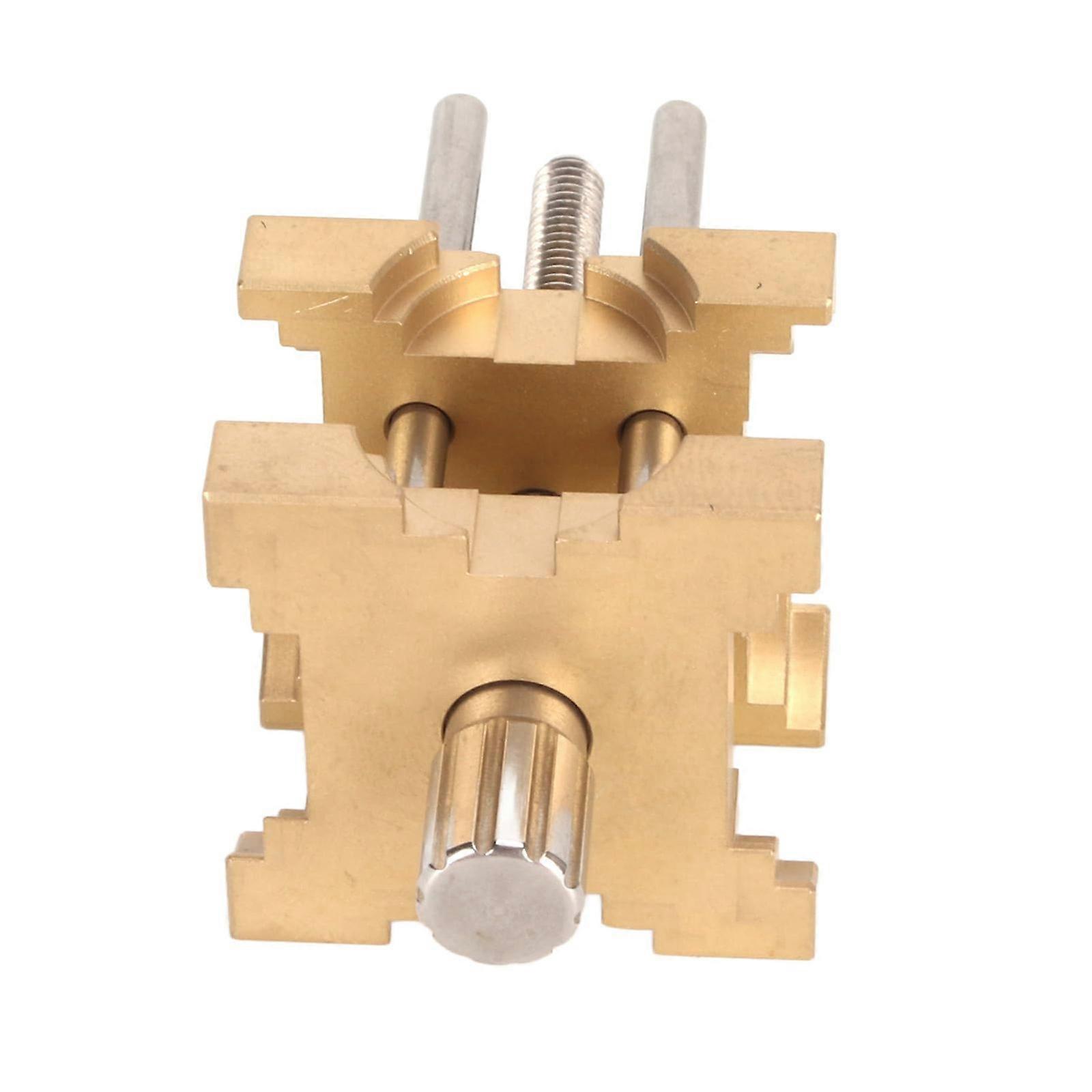 High Efficiency Brass Watch Repair Tool Compatible With Multiple Movement Sizes Multicolor