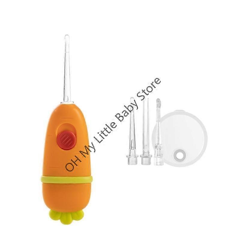 M76C Child Friendly Light Up Ear Cleaning Spoon Soft and Safe Illuminated Earwax Pick