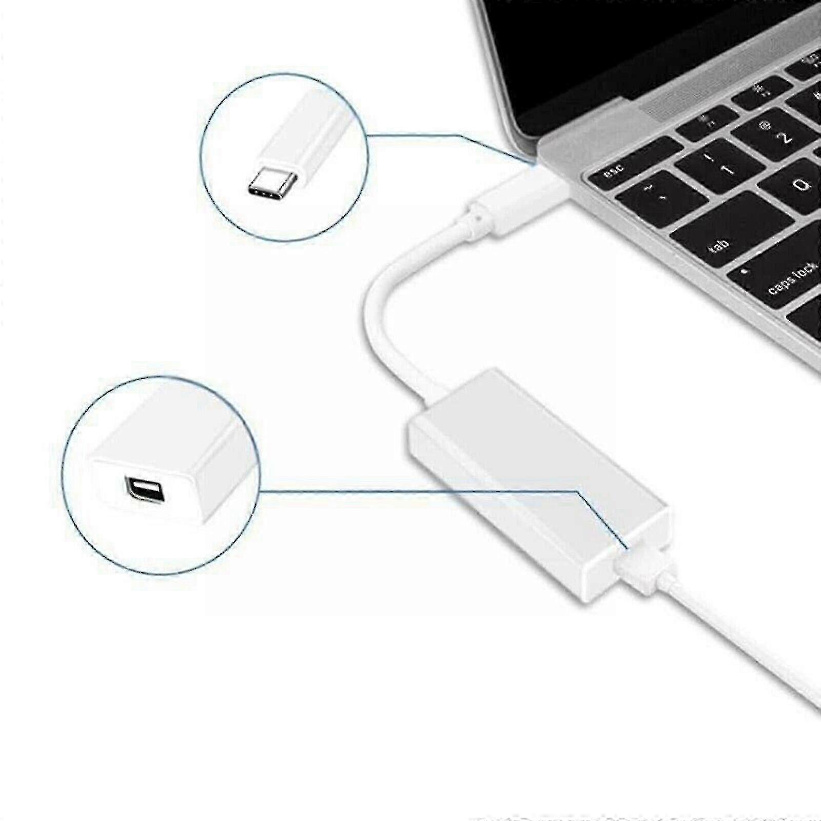 Thunderbolt 3 La Thunderbolt 2 Adaptor Tip C Cablu USB pentru Macbook Air Pro
