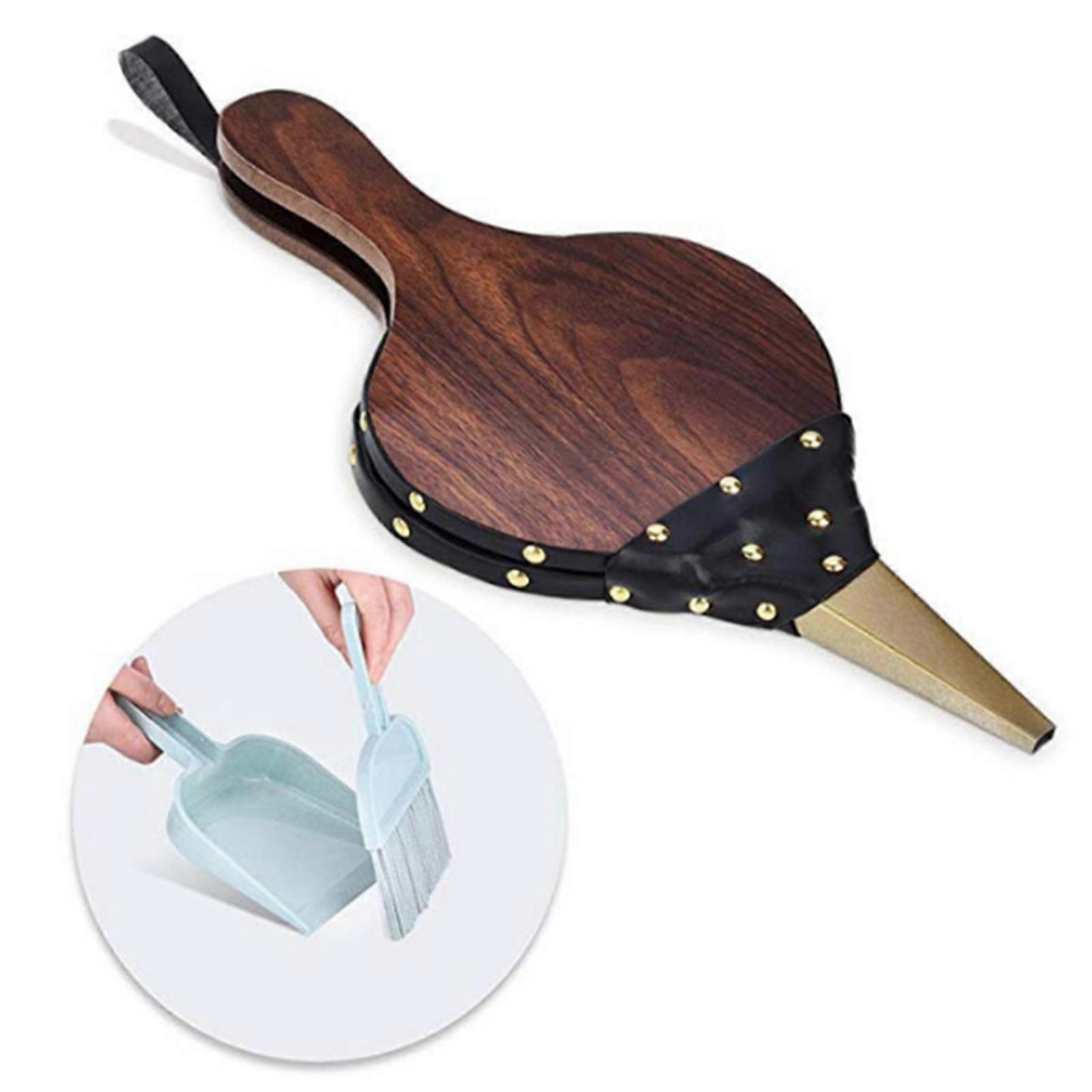 Rusty Style Zincs Casting Smokes Reduction Bellows Hanging Storage Solution For Chimney Wood Stove Multicolor