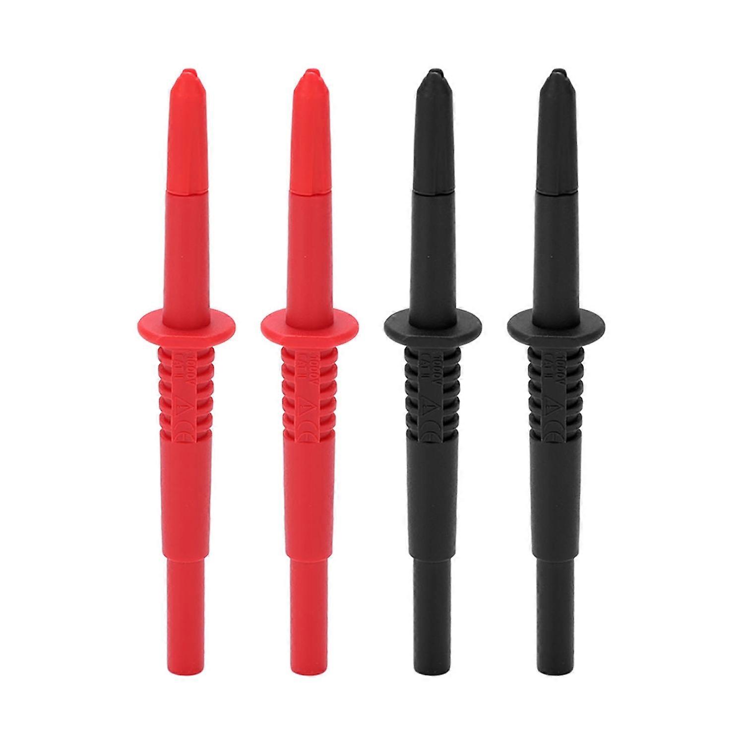 2Set Multimeter Testing Probe PA Brass Lantern Tip Test Probes with 4mm Banana Plug for Automotive S