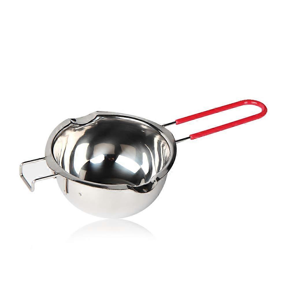 Stainless Steel Chocolate Melting Pot 550ml Double Boiler with Heatproof Handle for Candy Making and Baking