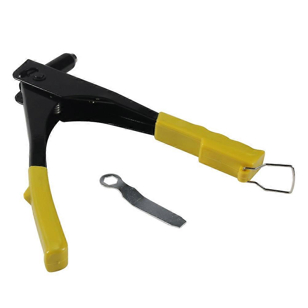 Heavy Duty Riveter Riveting Machine with 4 Rivet Machine Nozzles and 1 Wrench Hand Tools Rivet Nut