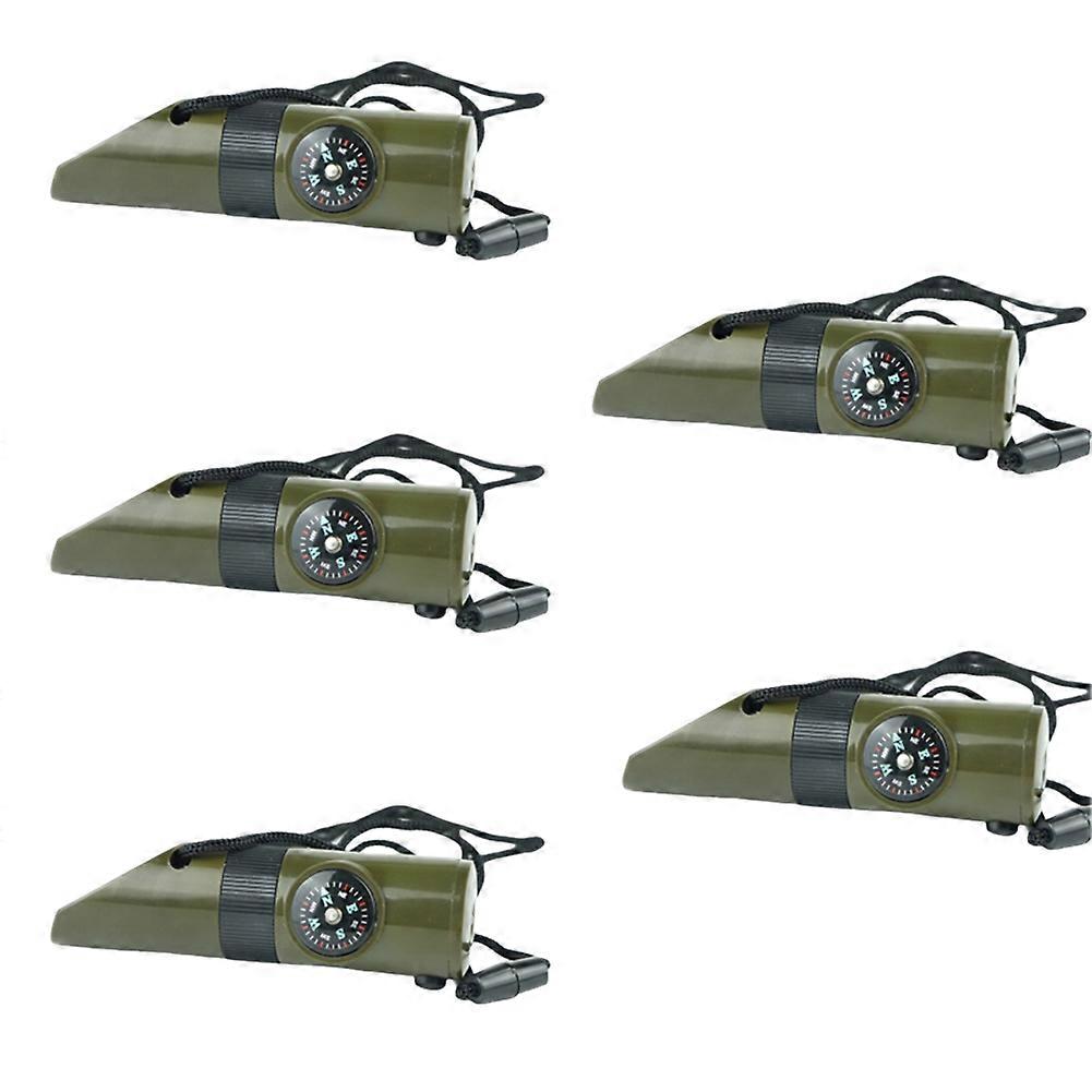 7 in 1 Emergency Survival Whistle Survival Whistle Life-Saving Whistle, Suitable for Camping and Hiking.