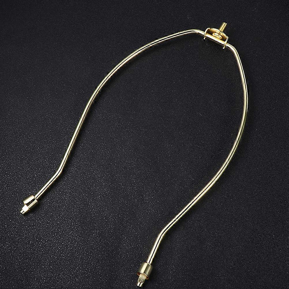 Lamp Shade Harp Golden Alloy Plating Horn Frame for Lamp Use 2Pcs