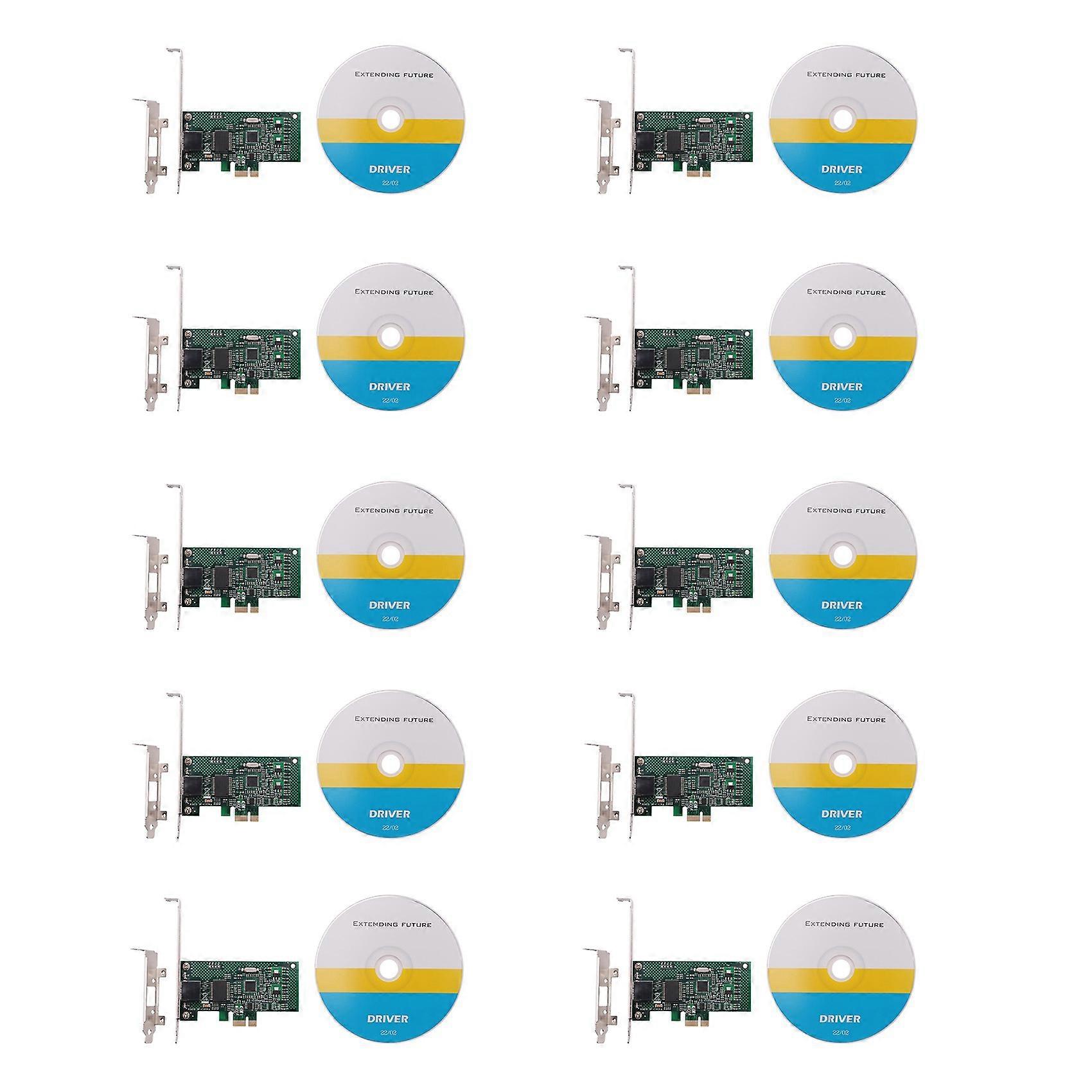 10X PCI-E Gigabit Netzwerkadapter Desktop-Chipsatz NIC 82574L