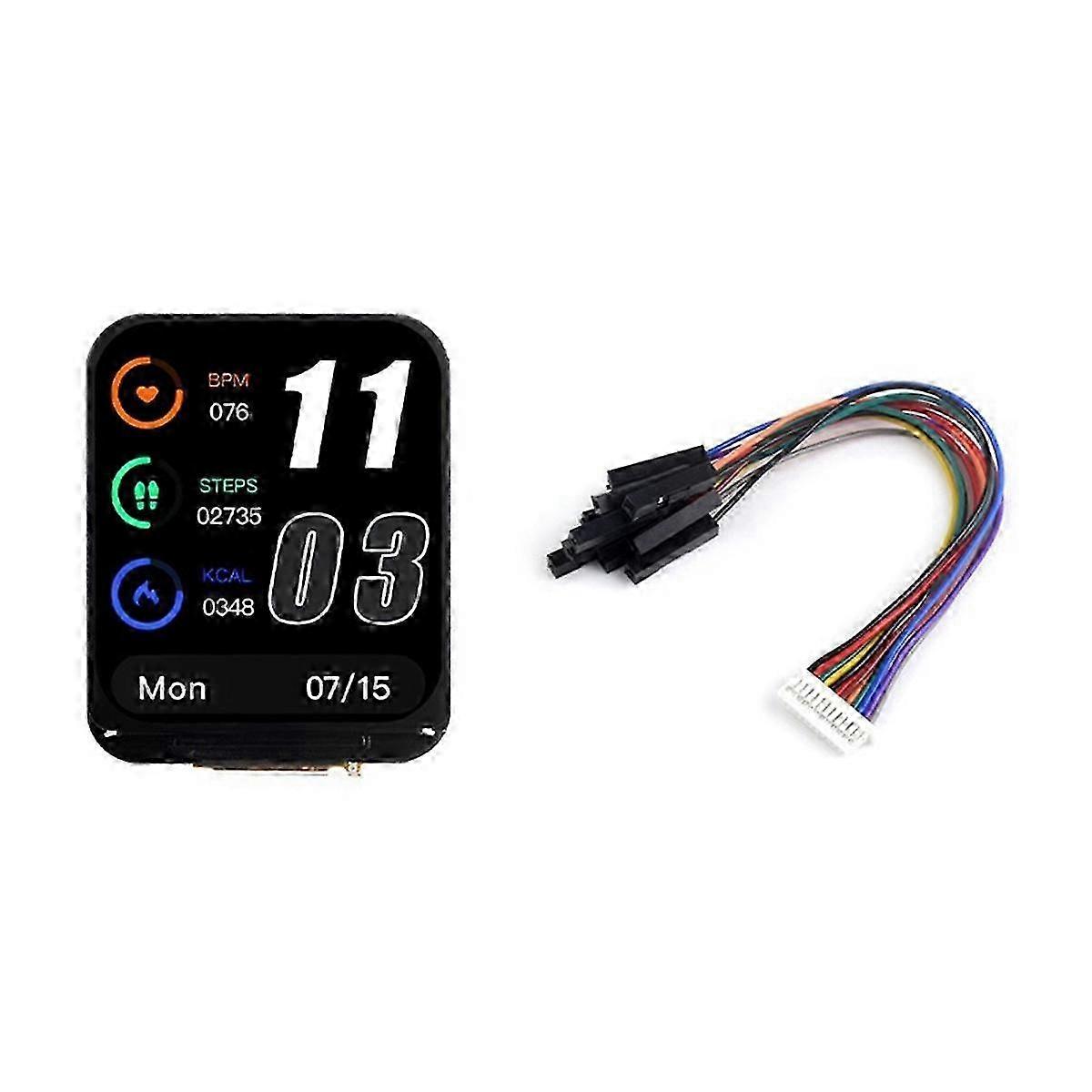 ESP32-S3 1.69inch LCD Display Development Board 240x280 with QST Attitude Gyro Sensor QMI8658C for Python