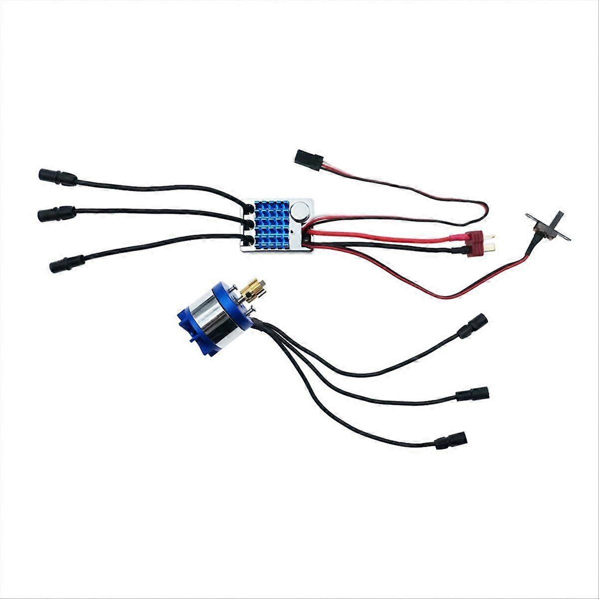 2830 2100kv Crawler Brushless Motor Outrunner AM32 45A ESC BEC for 1/12 MN128 RC Car Upgrade Part
