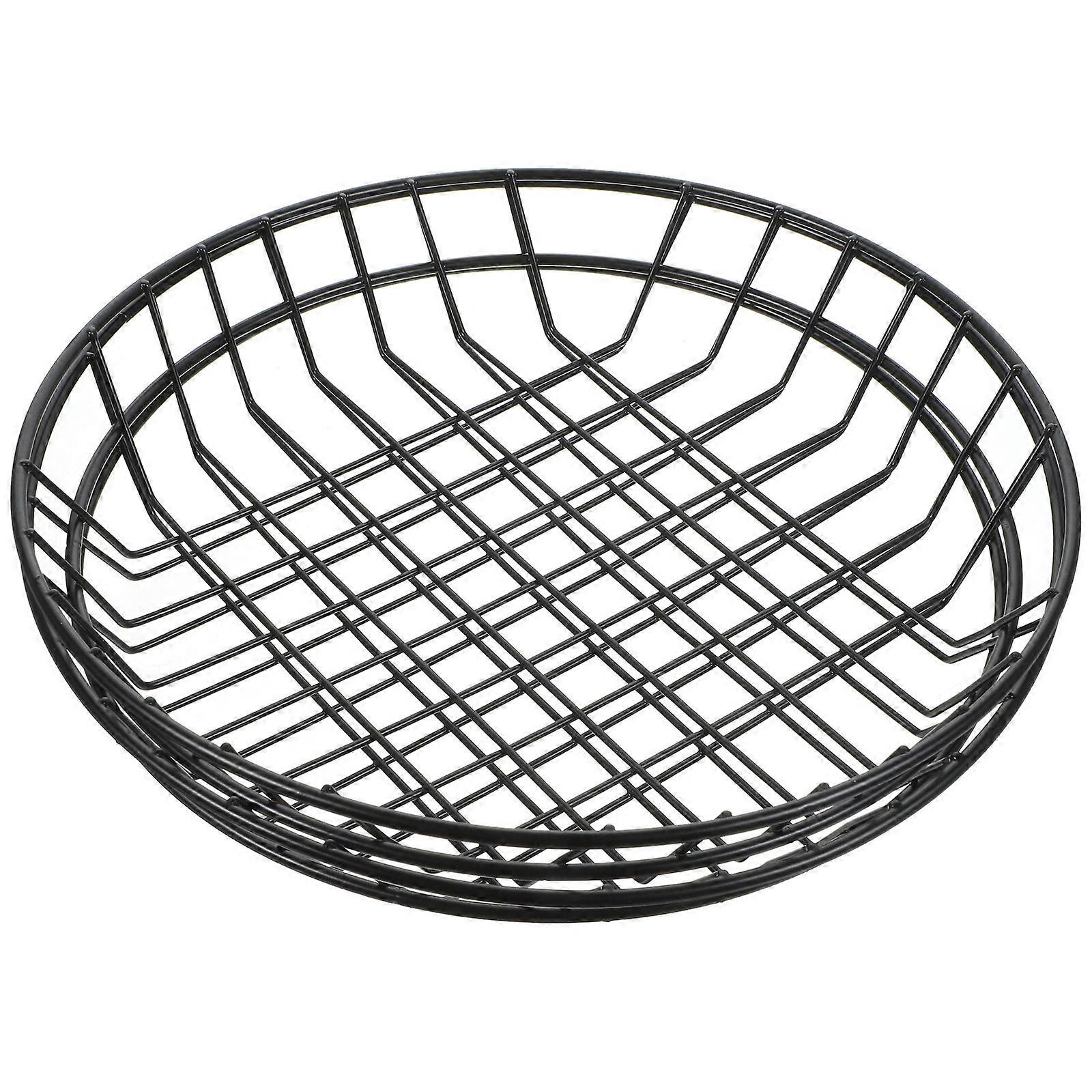 Creative Fruit Basket for Food Use with 6Pcs Iron Storage Containers