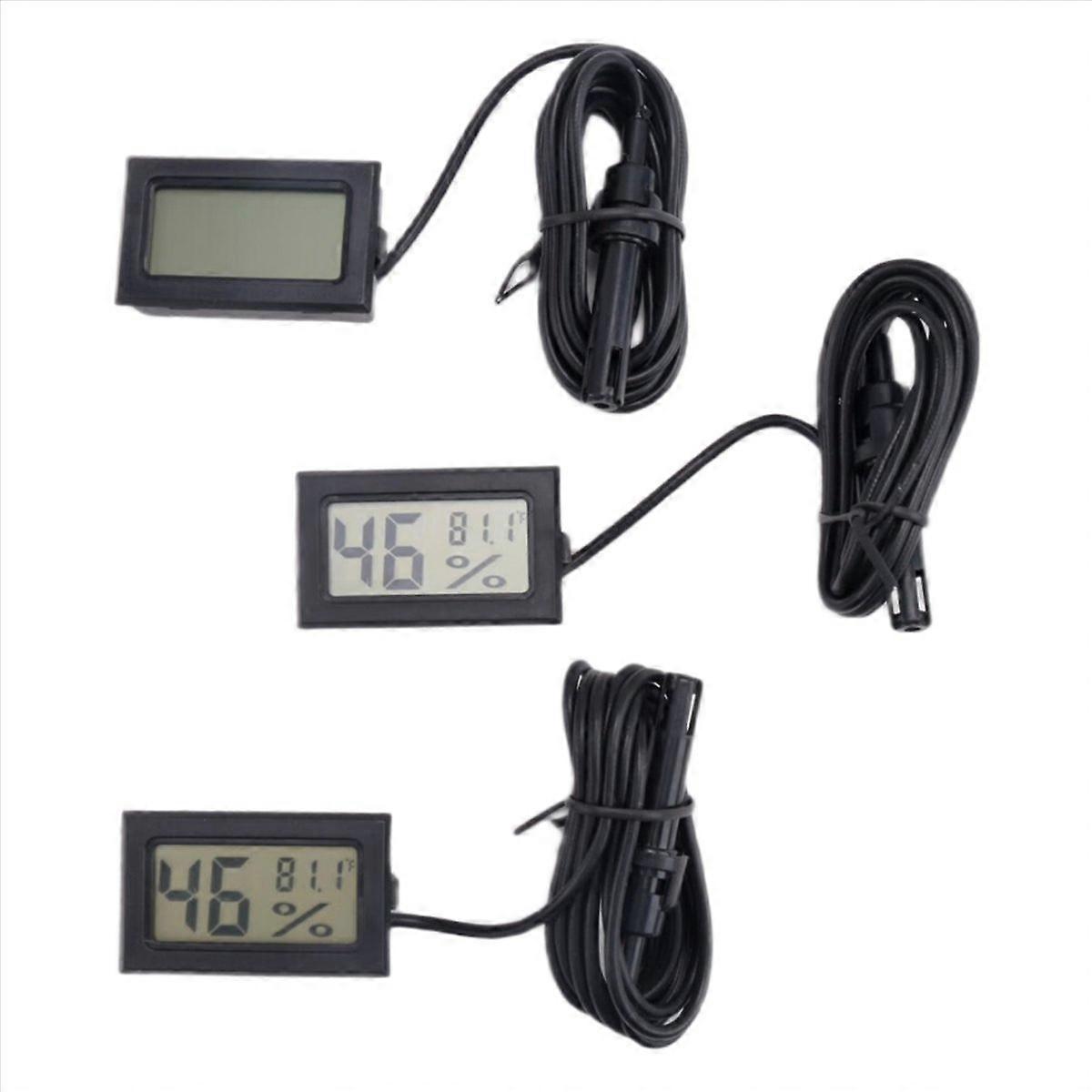 Digital Thermometer Hygrometer with Probe Indoor Temperature Humidity