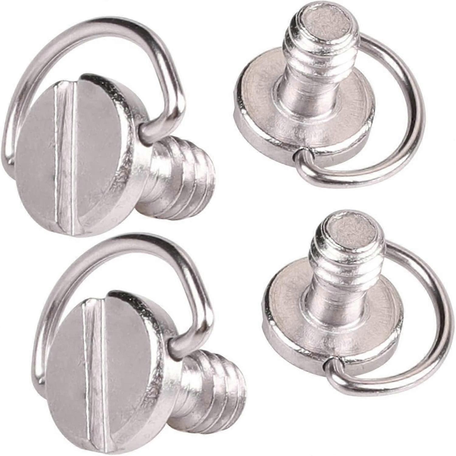 4 peças 1/4 polegadas câmera montagem parafuso tripé rosqueado com material de aço inoxidável