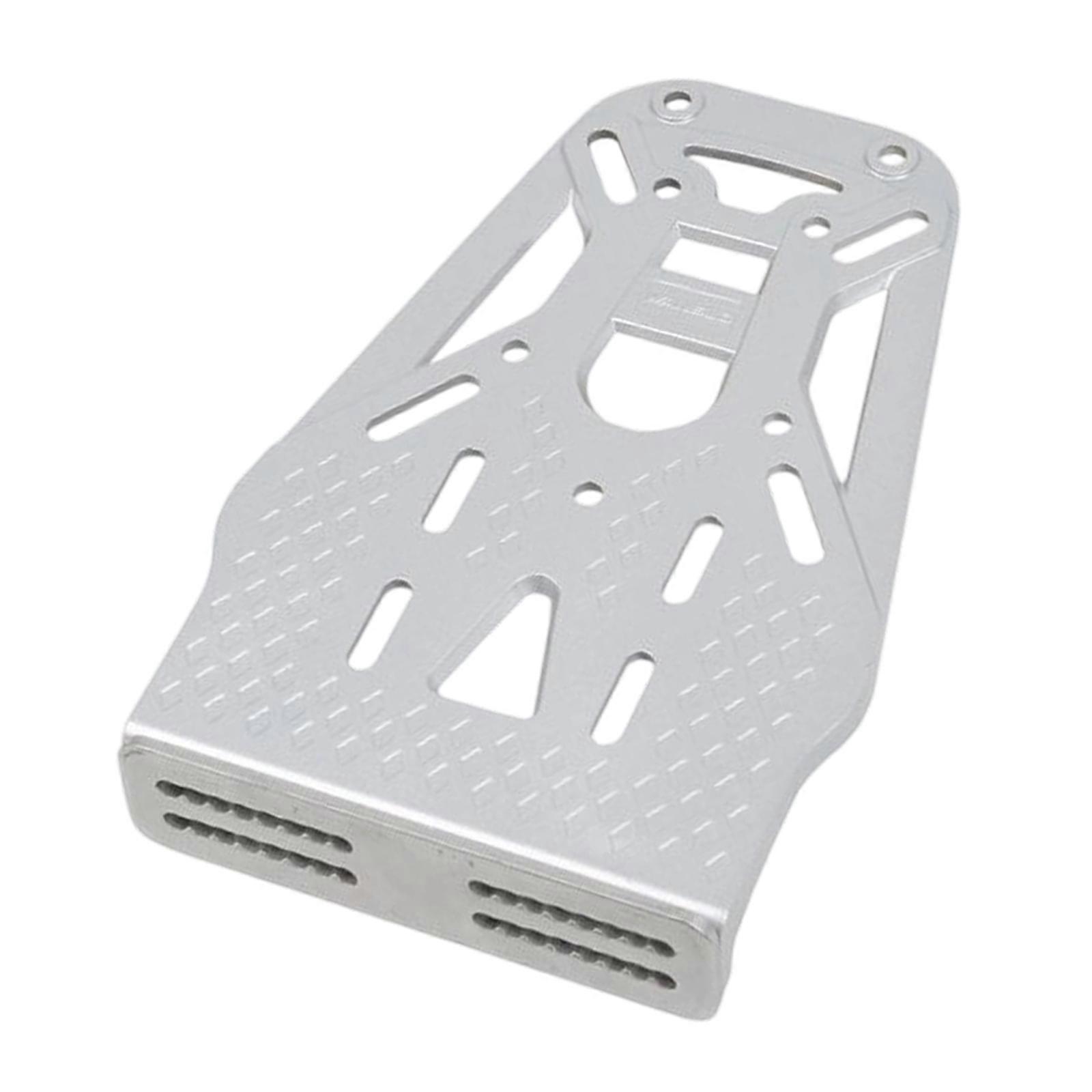 Robuste Gepäckträger für E-Bikes und E-Scooter, einfache Montage, silberfarben