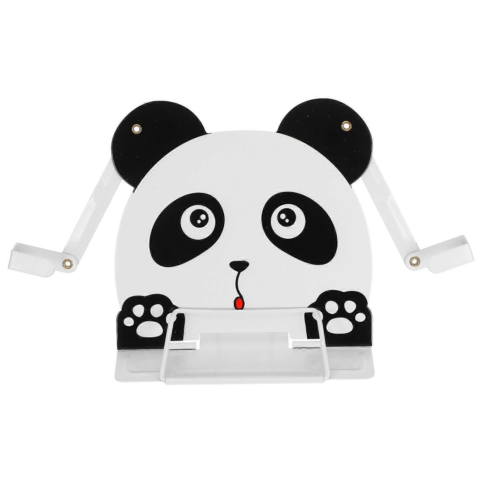 Animal Bookshelf Metal Book Stand for Reading Use with One Portable Desk Stand