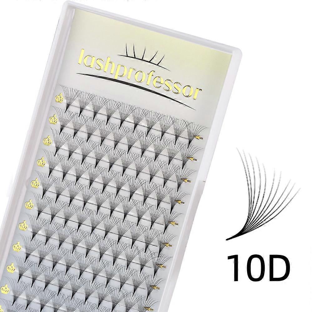 ABONNIE Brown Ellipse Flat Lashes Extensions Split Tips Flat Ellipse Individual Eyelash Extension