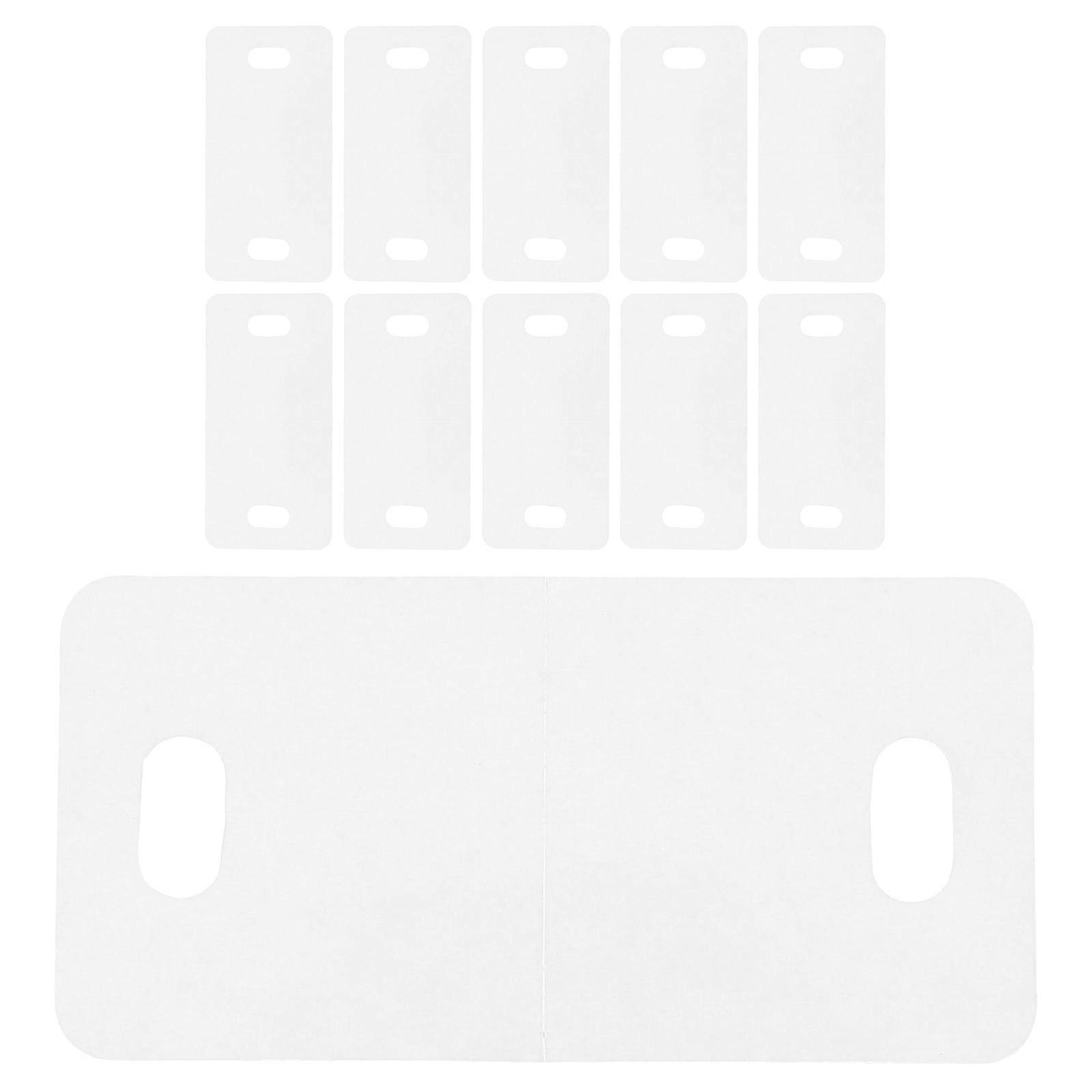 White Adhesive Patch for Repairing Interior Window Blinds 12Pcs PVC Set