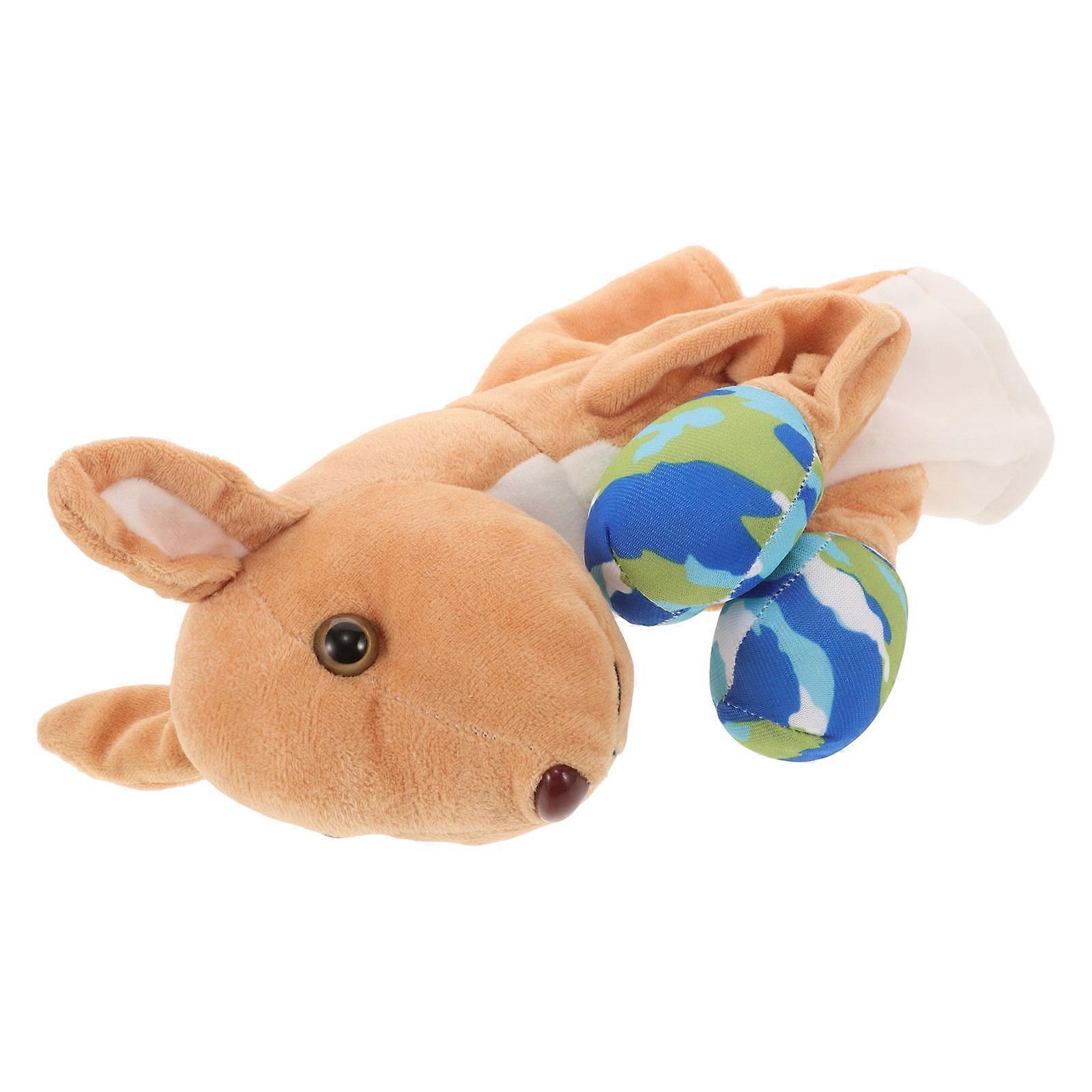 Kangaroo Hand Puppet for Kids Use with Interactive Sound Feature