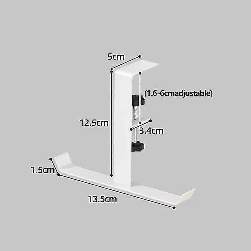 1PC Adjustable Desk Edge Hook for Office And Student Use No-Punching Required Desktop Bag Hook for Backpack Storage