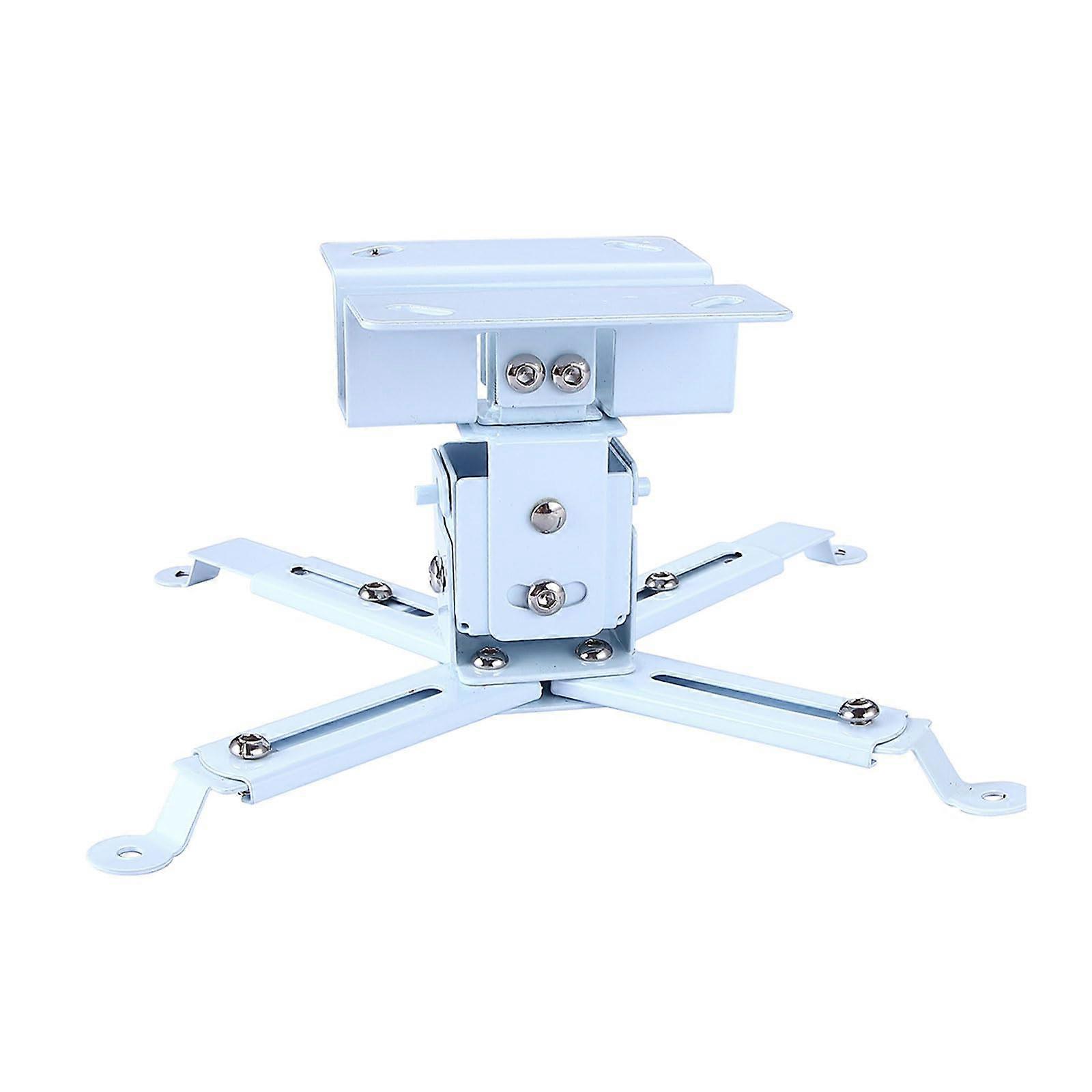 Projector Mounting Bracket With Cable Management 4365cm Extension Ceiling And Wall Mount Supports 15Kg White