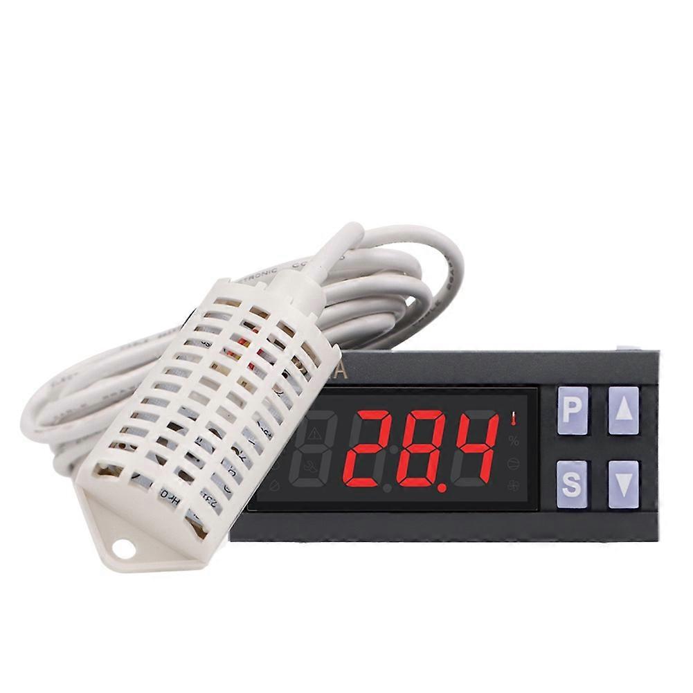 Incubation Temperature Humidity Controller Automatic Egg Incubator 5.0-95.0%RH -20.0-60.0℃ Thermometer Humidity Gulator