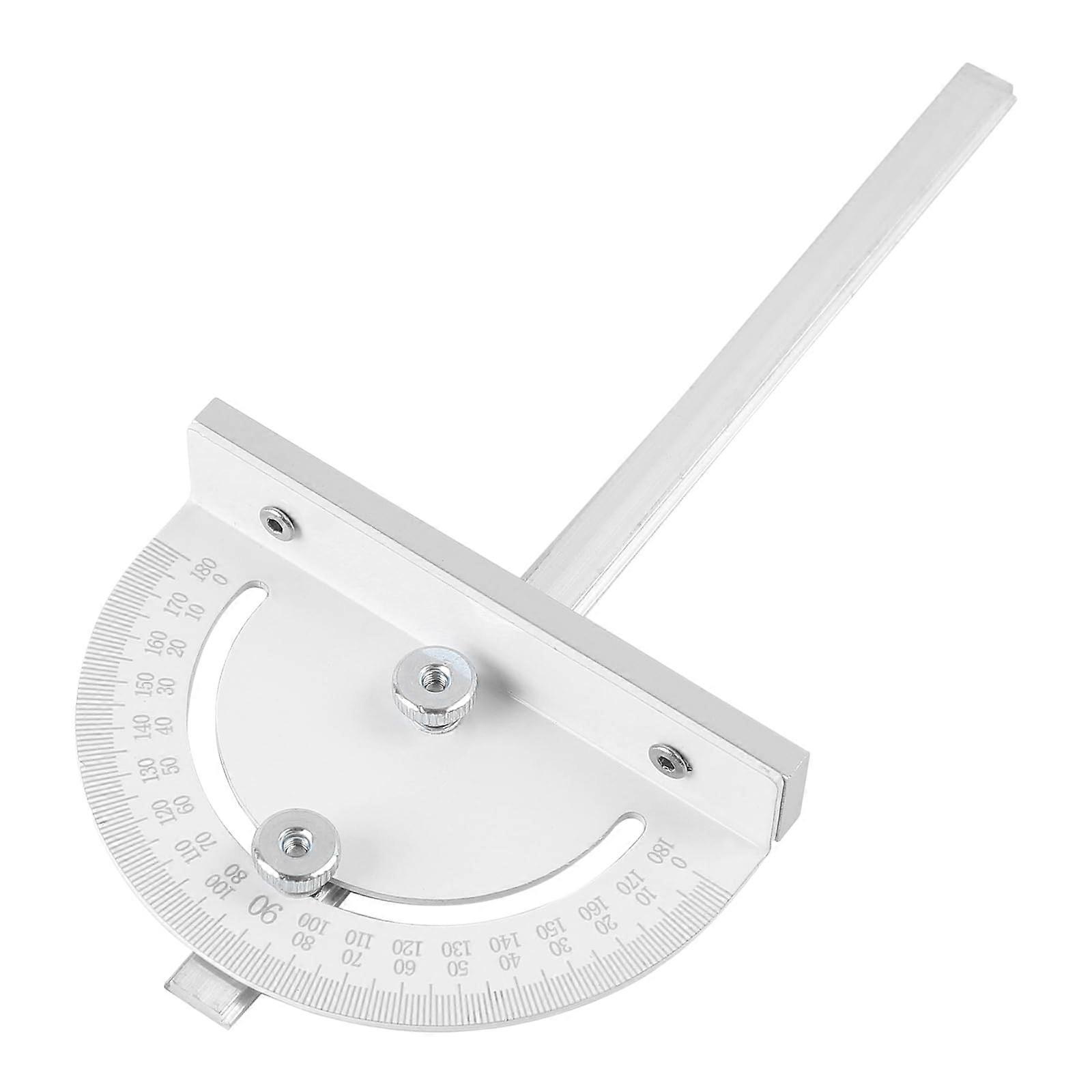 Precision Miter Gauge for Table Saw, Aluminum Angle Measuring Tool for Woodworking Projects