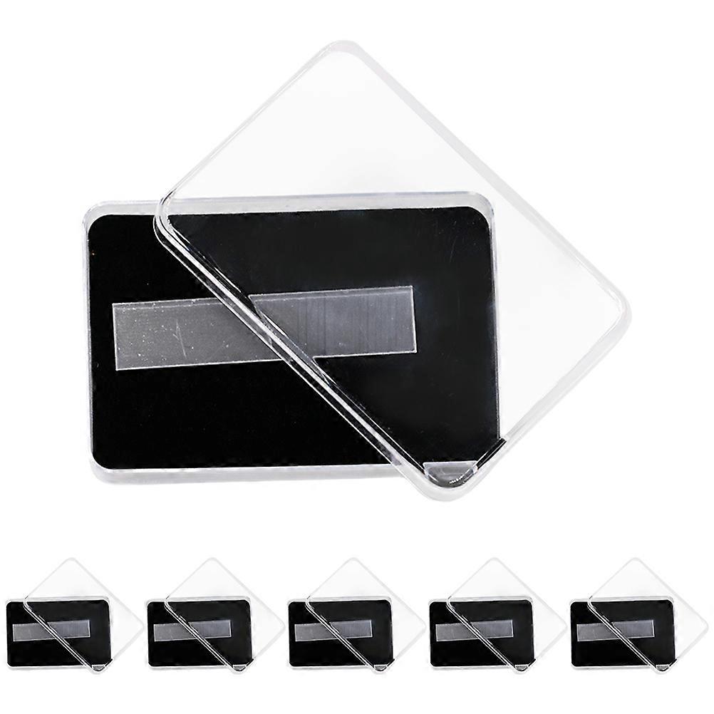 Press on Nail Storage Box Silver for Professional Display Durable Acrylic