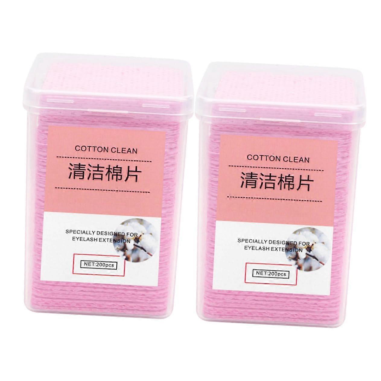 400pcs Lint Eyelash Extension Glue Wipes No Residue for Professional Lash Technicians