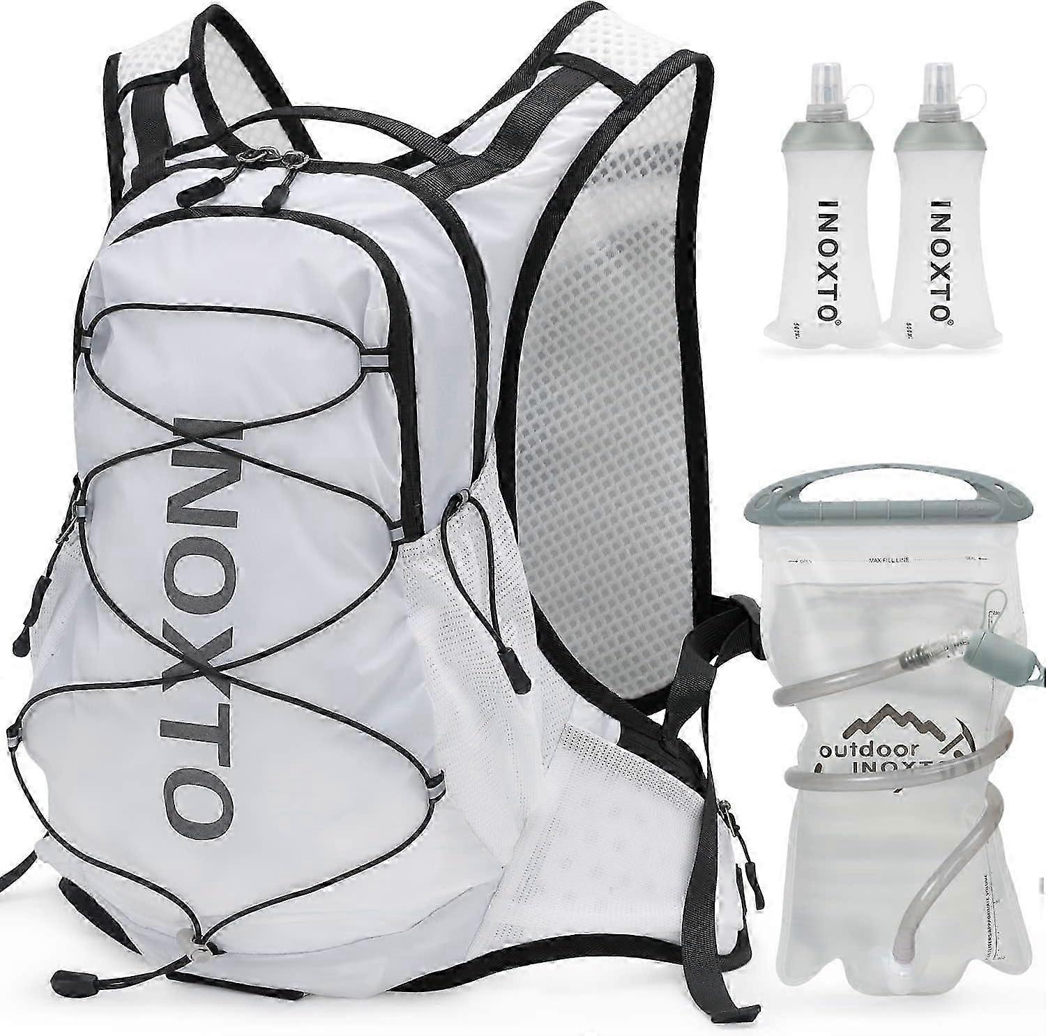 Lightweight 2L Leakproof Hydration Backpack with Bladder for Running & Trail 25-26s