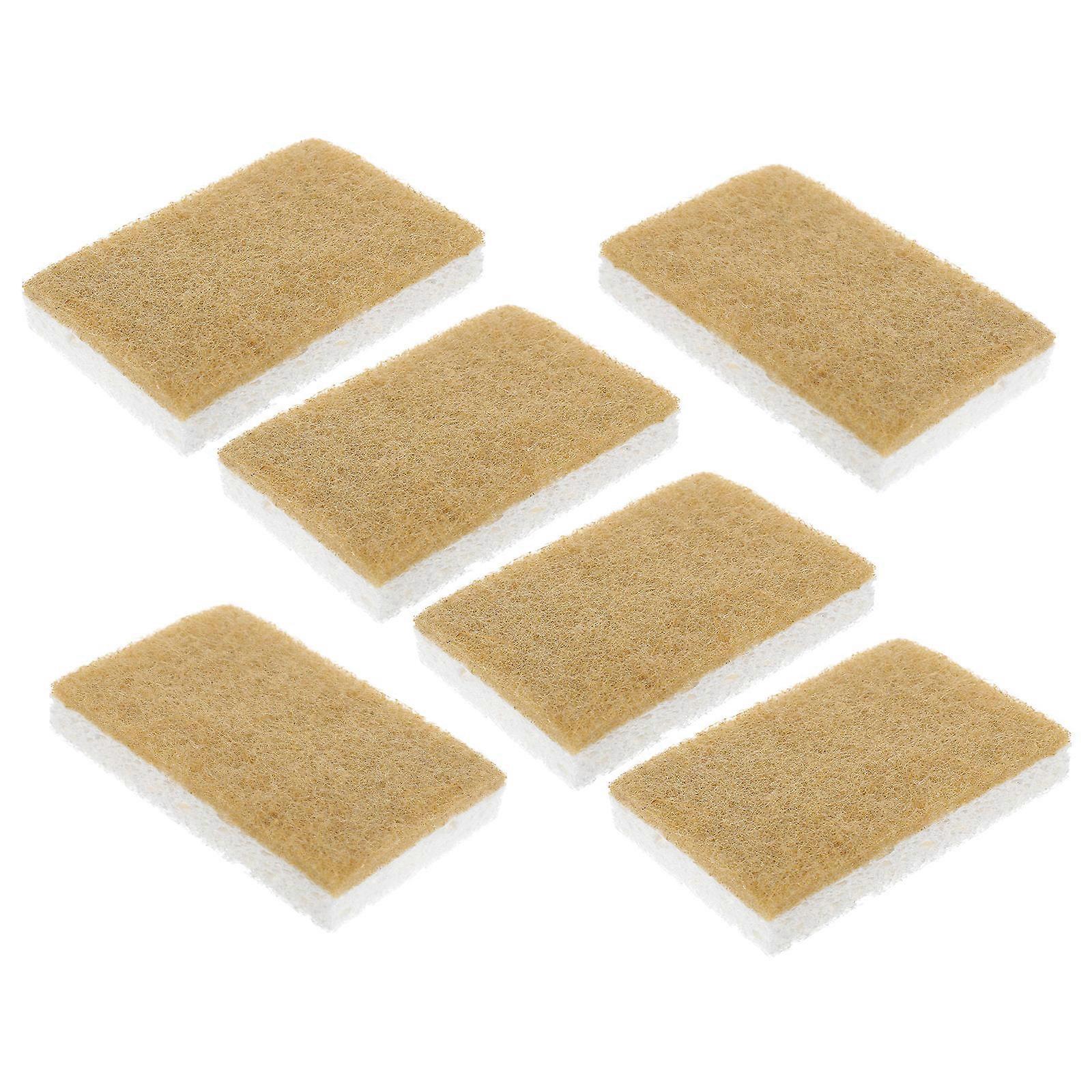Biodegradable Dish Sponge Compact Wok Sponge 12Pcs for Household Cleaning
