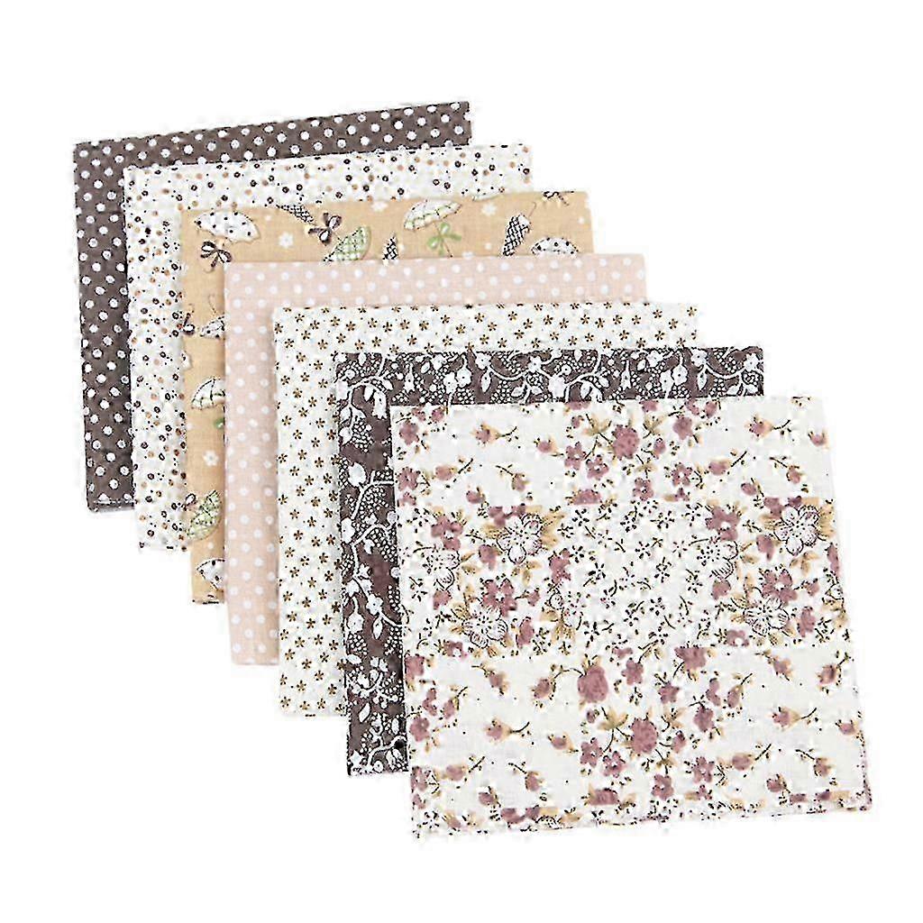 Fabric Bundle Patchwork Squares - 7pcs Quilting Sewing Diy Craft 2025