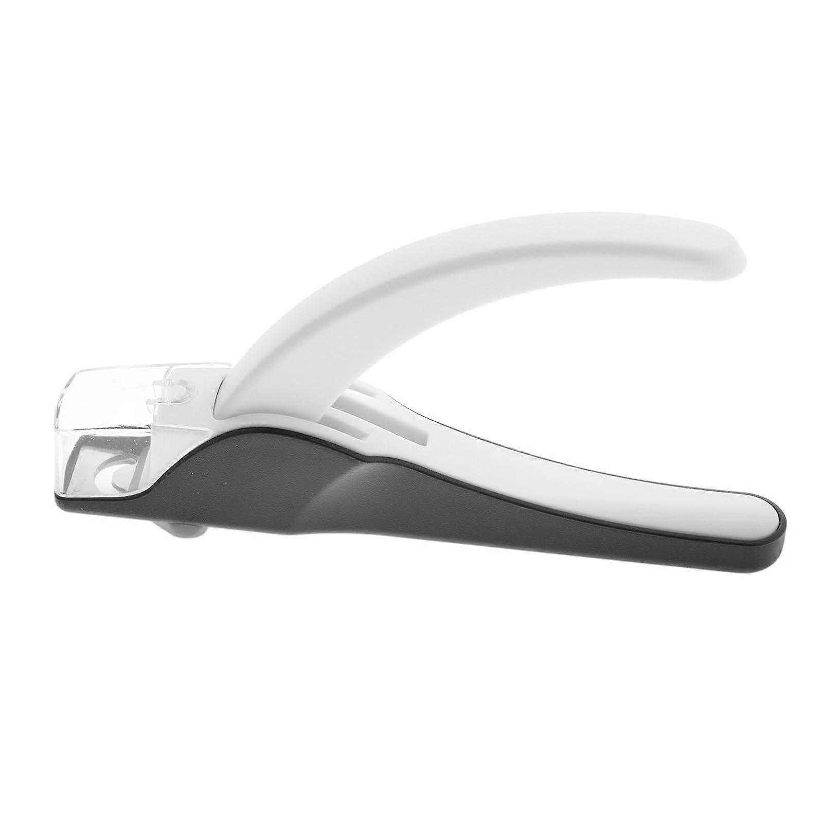 Nail Clipper with Splashproof Containment and Ergonomic UShaped Grip for Precision Cutting