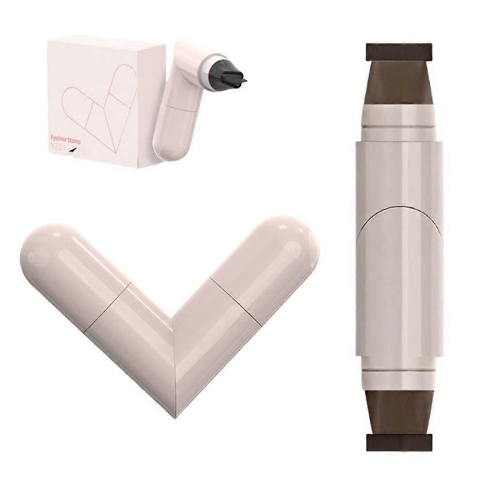 Winged Eyeliner Stamp with Rotating Precision Tip, Waterproof Liquid Eyeliner Pen for Beginners