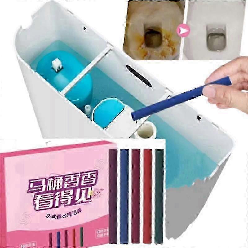 2025 Multi-functional Deodorizing Toilet Cleaning Sticks,Automatic Long-Lasting Fresh