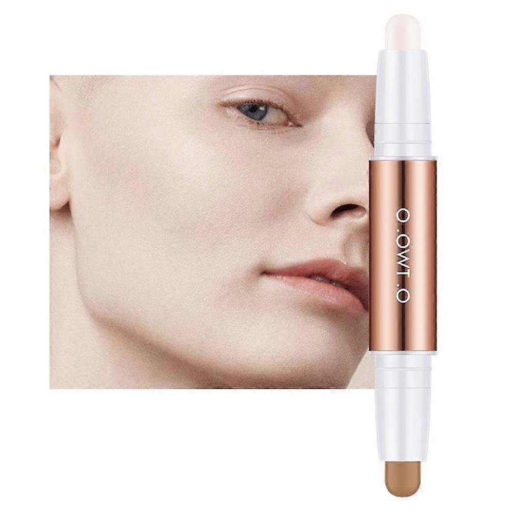 Dual Ended Highlighter Stick and Contour Stick, Moisturizing Cream Texture, Buildable Coverage