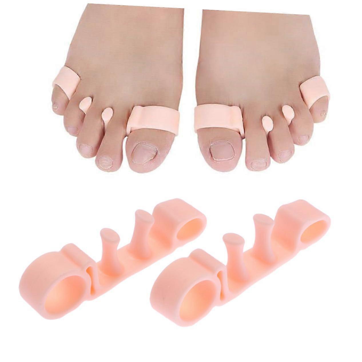 Bunion Corrector Toe Separator with Soft Gel Cushioning for Big Toe Alignment Relief, Washable Reusable