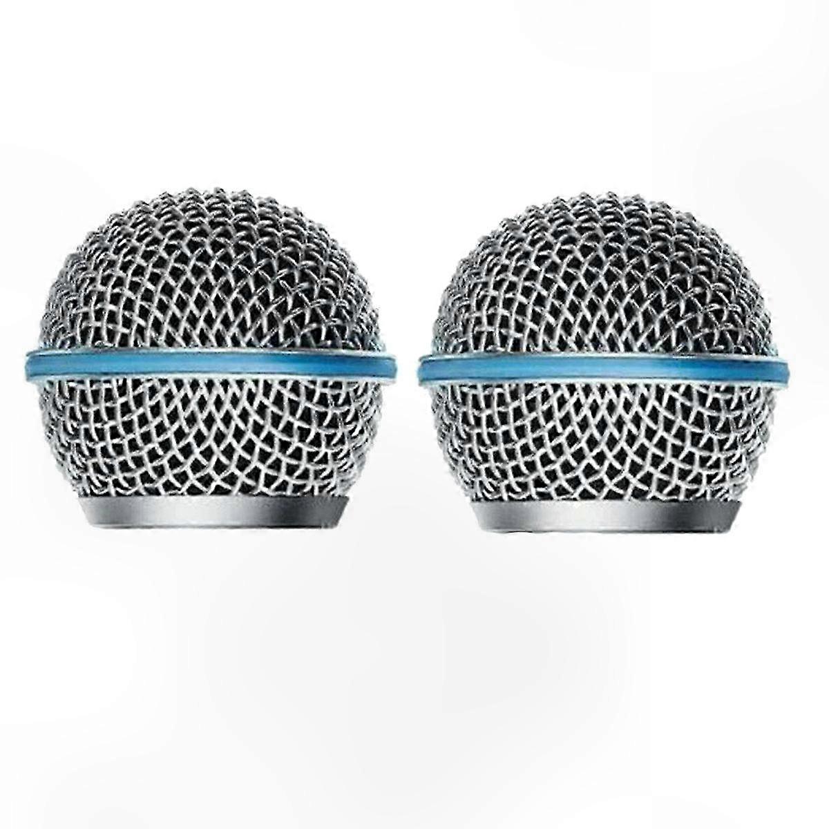 2-Pack Replacement Mic Grilles for Beta58A SM58 Wireless Systems