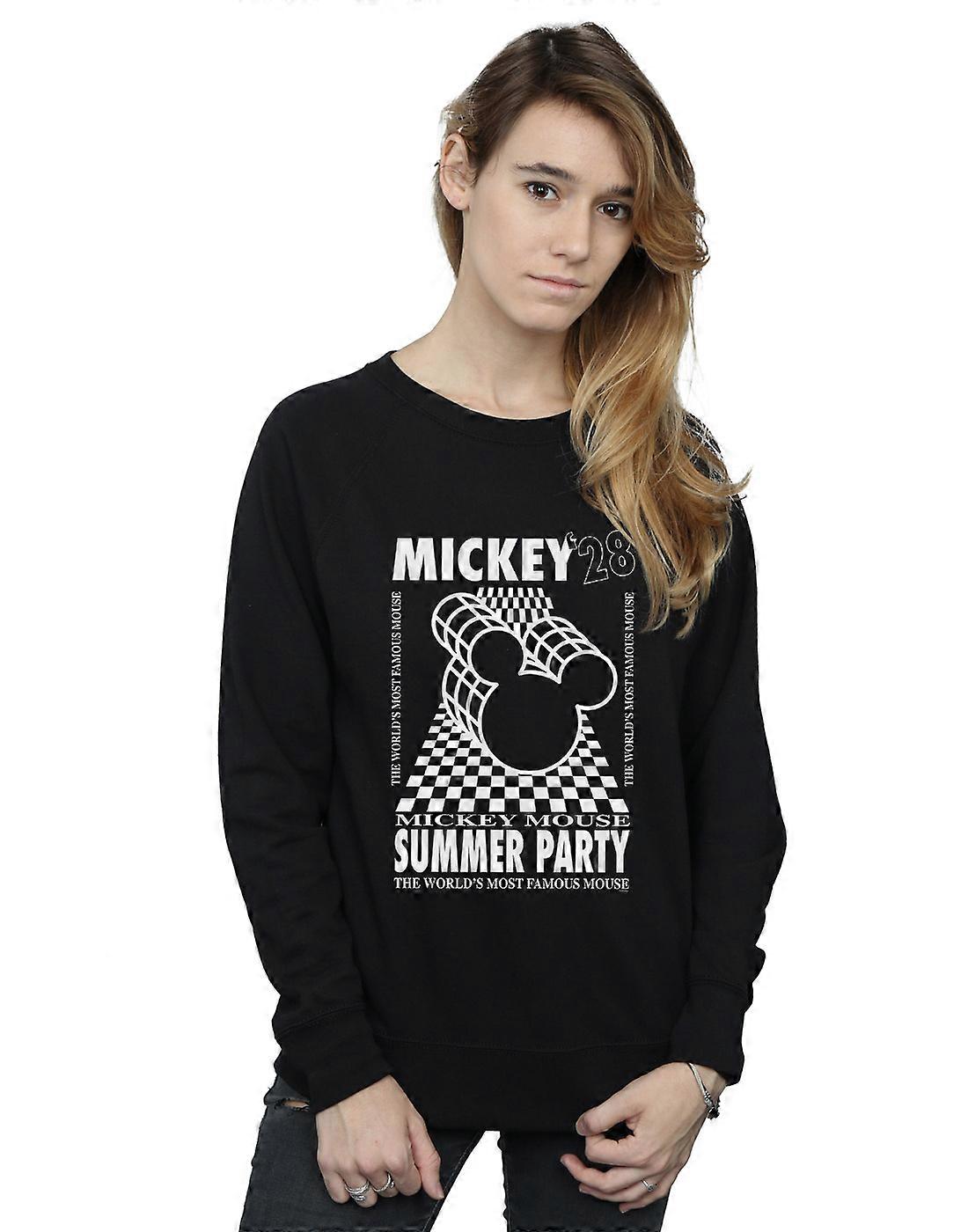 Disney Women's Mickey Mouse Summer Party Sweatshirt